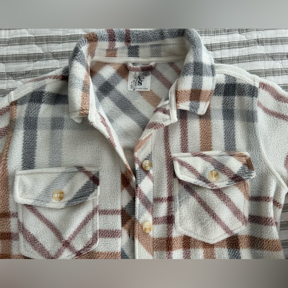 Altar’d State Cole Fleece Shacket Small - Picture 4 of 7